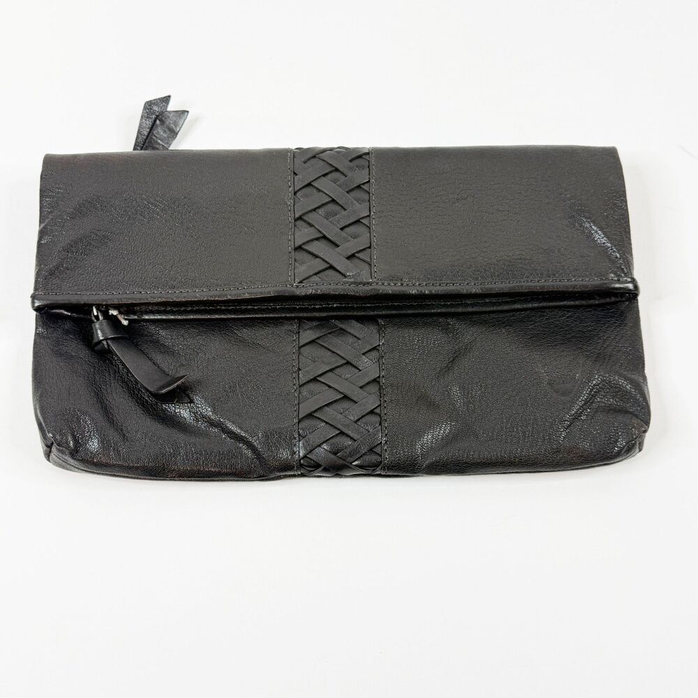 Hidesign | Black Clutch | Genuine Vegetable Tanned Leather | Handcrafted
